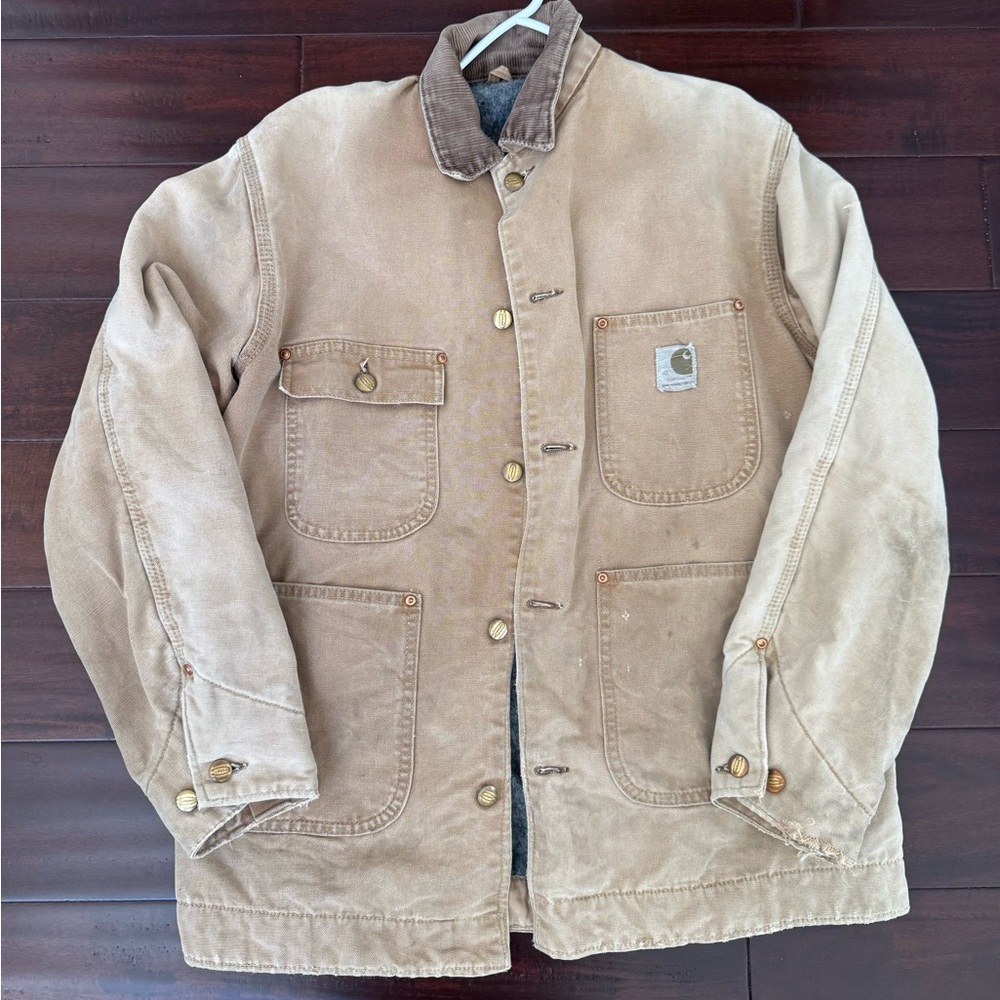 Tan Carhartt jacket